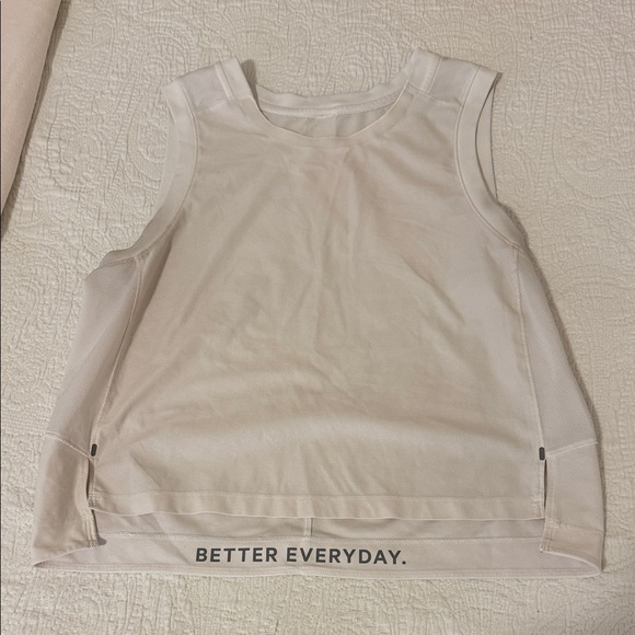 lululemon athletica Tops - Lululemon Athletica Cream Tank Top